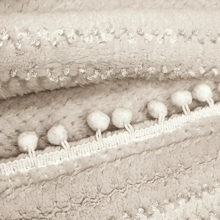 Cobertor Baby Pom-Pom Caramelo