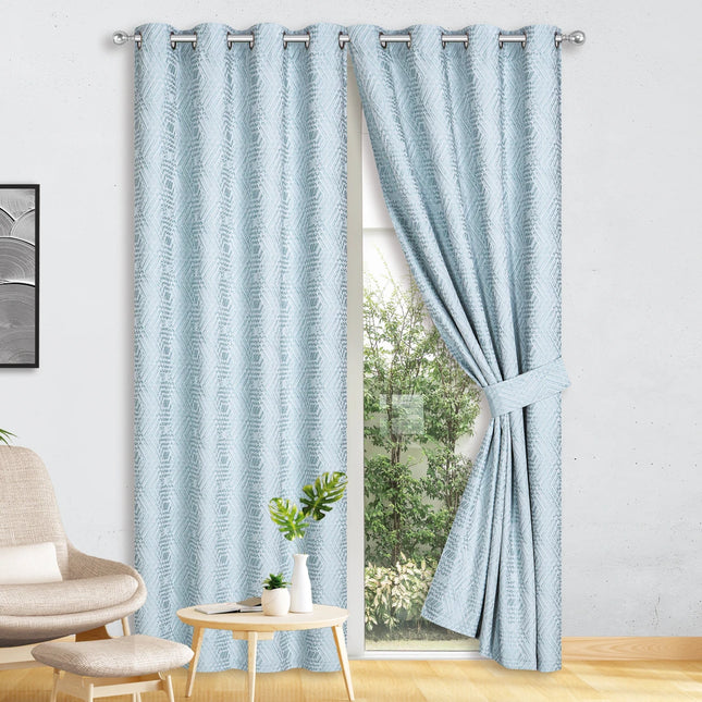 Juego de cortinas blackout Montiel Ciel