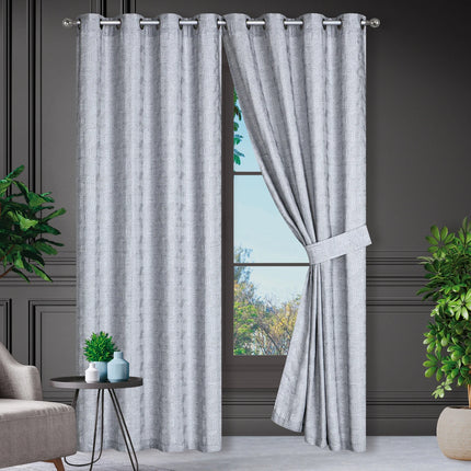 Set de cortinas Jacquard relieve 3D Mozart
