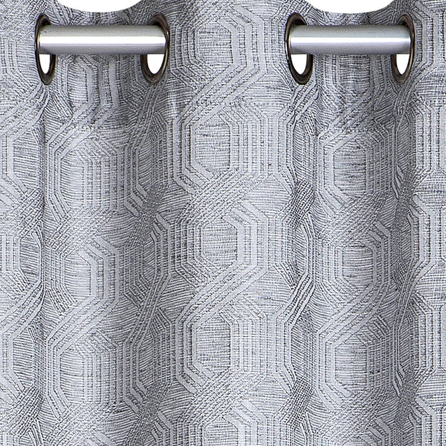 Juego de cortinas Jacquard relieve 3D Mozart