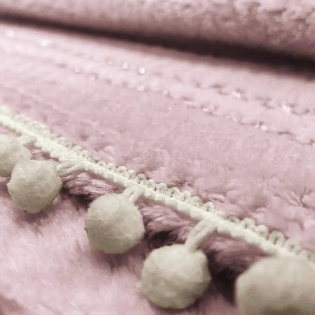 Cobertor Baby Pom-Pom Rosa