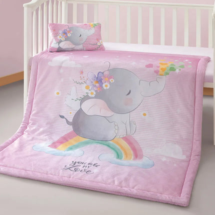 Set Edre-Cobertor Fantasy Baby