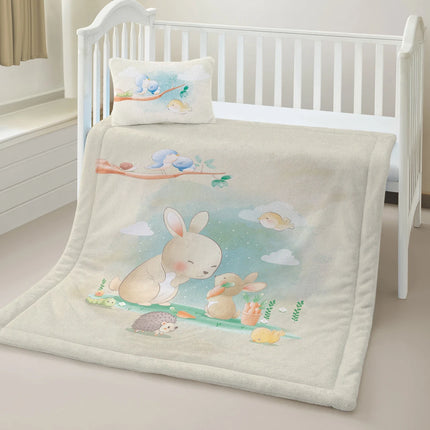 Set Edre-cobertor Baby Rica Zanahoria