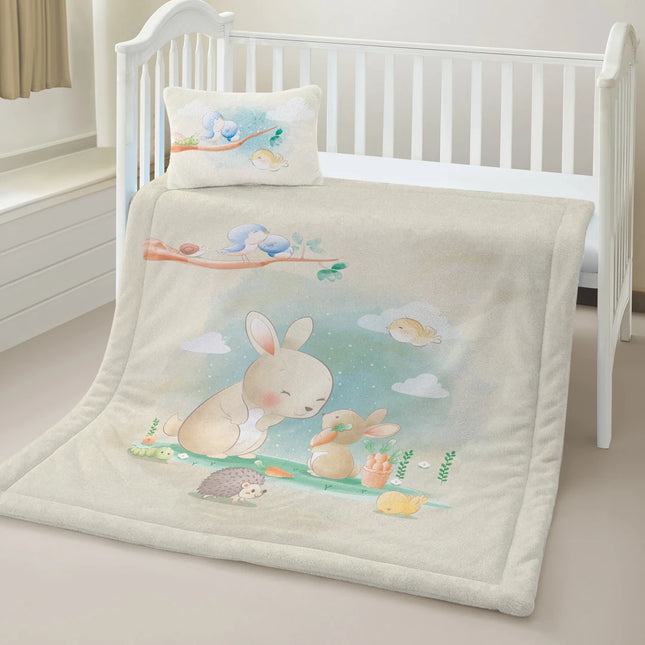 Set Edre-cobertor Baby Rica Zanahoria