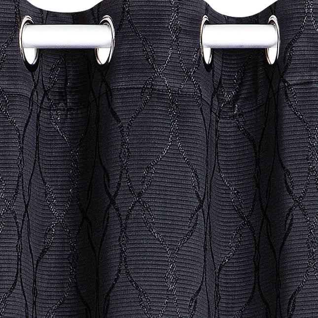 Juego de cortinas blackout Oviedo Onyx