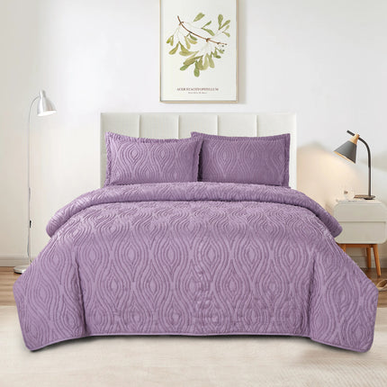 Set de Edredón Ligero Relieve Jacquard Antillas