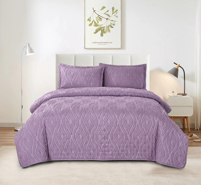 Set de Edredón Ligero Relieve Jacquard Antillas