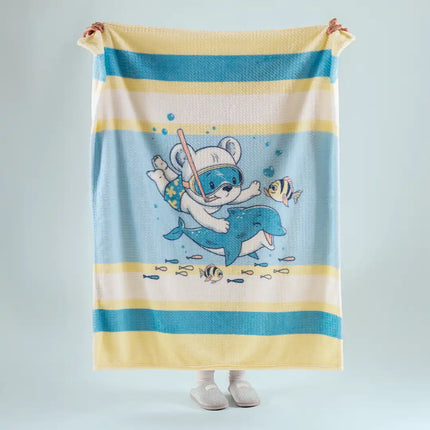Cobertor Baby Textury Osito Snorkel