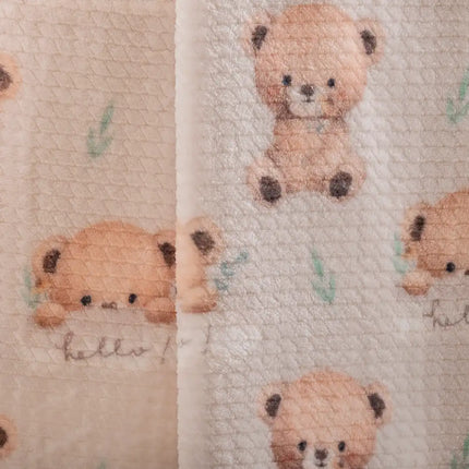 Cobertor Baby Textury Ositos Hello