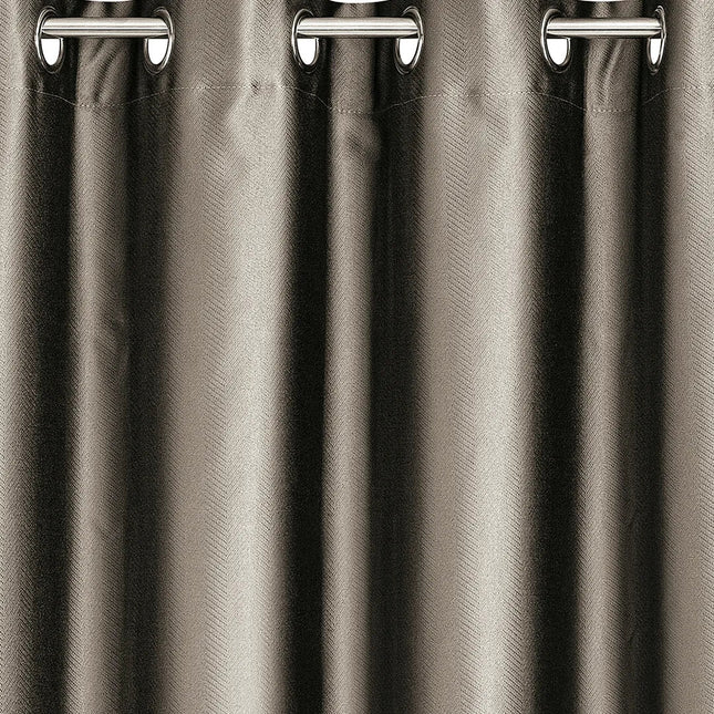 Set de Cortinas Blackout Serial Taupe