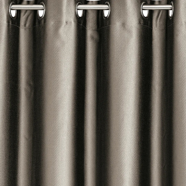 Set de Cortinas Blackout Serial Taupe