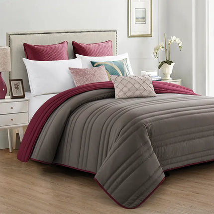 Imagen del producto Edredón Contempo Doble Vista Tandori de Regina, con diseño premium y detalles descriptivos