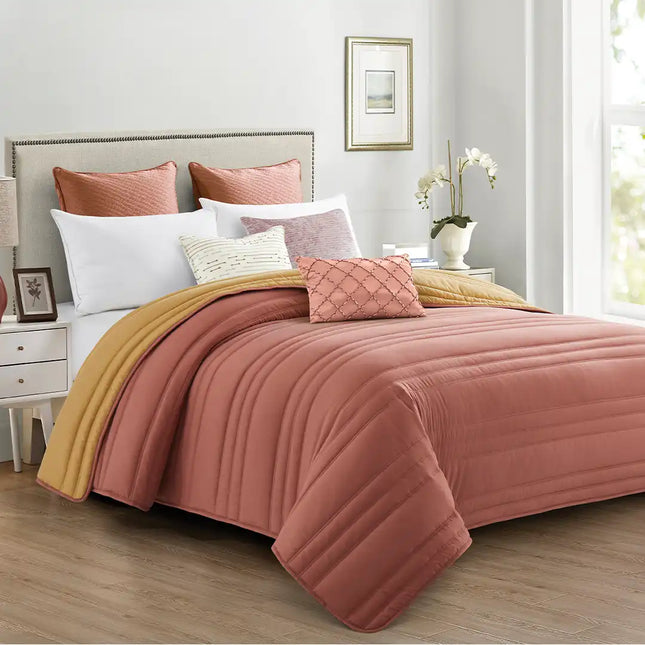 Imagen del producto Edredón Contempo Doble Vista Mandarín de Regina, con diseño premium y detalles descriptivos