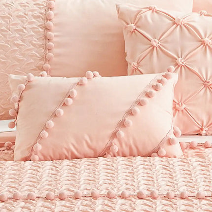 Set de Edredón Textura 3D Jacquard Pietra