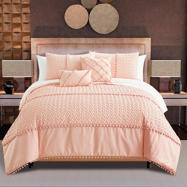 Set de Edredón Textura 3D Jacquard Pietra