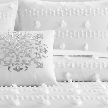 Set de Edredón Jacquard y Bordado Nube