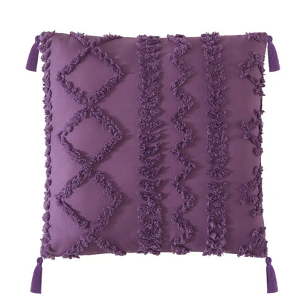 Set de Edredón Textura 3D Jacquard Fossil Lavanda