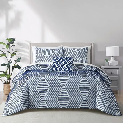 Set de Edredón Textura 3D Jacquard Colina