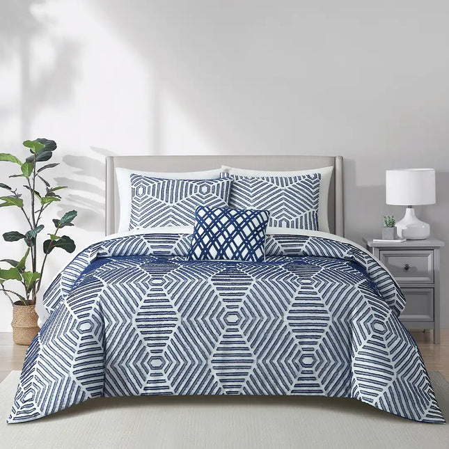 Set de Edredón Textura 3D Jacquard Colina