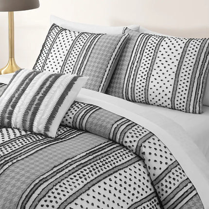 Set de Edredón Textura 3D Jacquard Zaccary