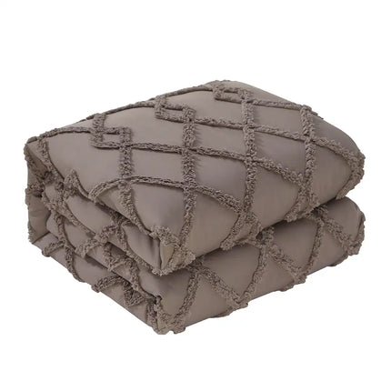 Set de Edredón Textura 3D Jacquard Opalina