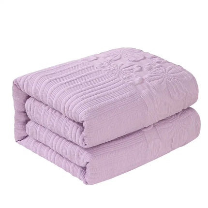 Set de Edredón Plisado Alejandría Orquídea