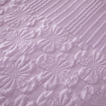 Set de Edredón Plisado Alejandría Orquídea