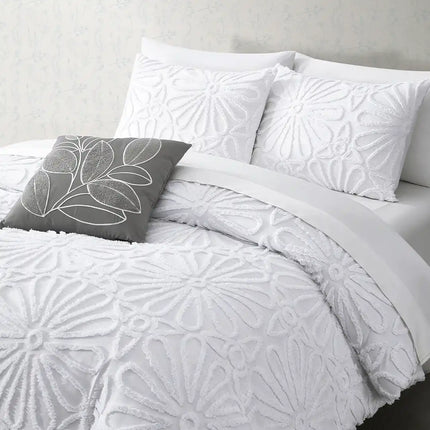 Set de Edredón Textura 3D Jacquard Florentina