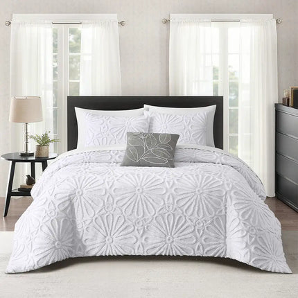 Set de Edredón Textura 3D Jacquard Florentina