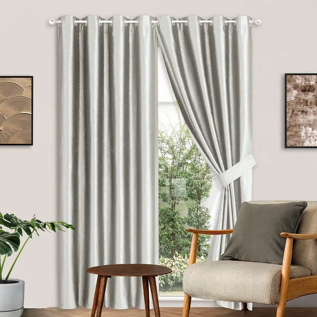 Set de Cortinas Blackout Celine Perla
