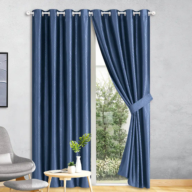 Set de Cortinas Blackout Celine Índigo