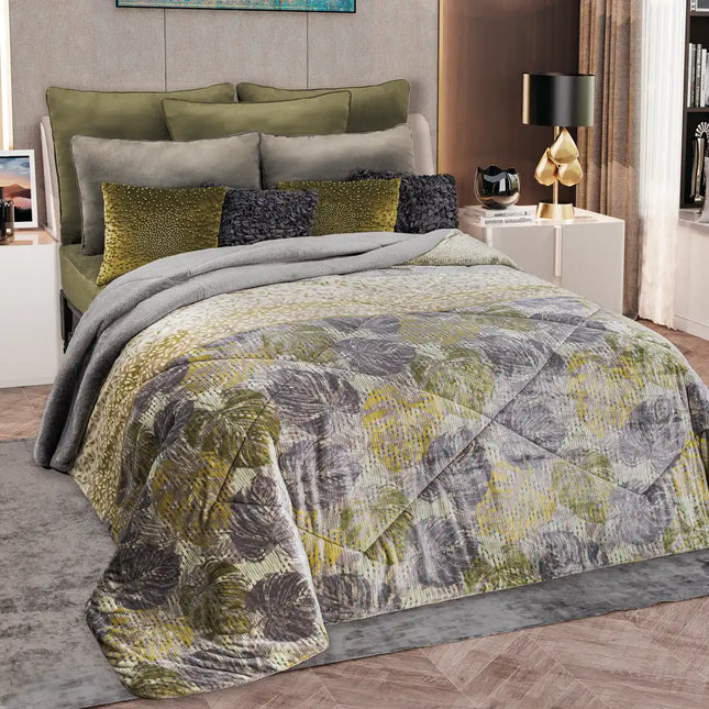 Imagen del producto Edre-Cobertor Nuvó Basket Olivo de Regina, con diseño premium y detalles descriptivos