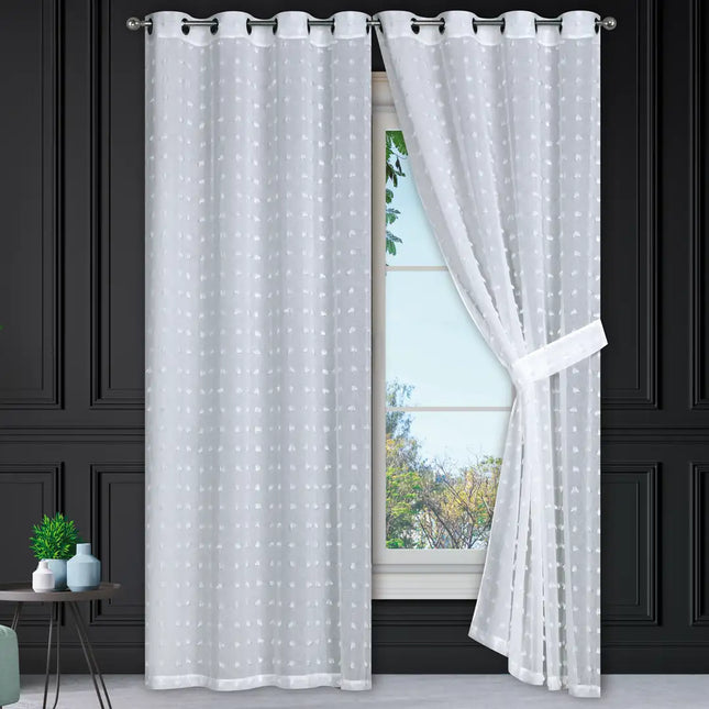 Set de Cortinas Translúcidas Bela