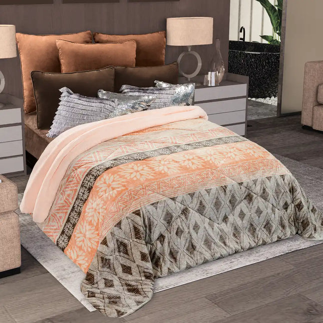 Imagen del producto Edre-Cobertor Nuvó Berlitz de Regina, con diseño premium y detalles descriptivos