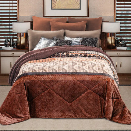 Imagen del producto Edre-Cobertor Nuvó Conrad Cedro de Regina, con diseño premium y detalles descriptivos