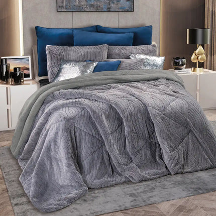 Imagen del producto Edre-Cobertor Boutique Flow de Regina, con diseño premium y detalles descriptivos