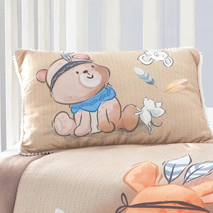 Set de Edredón y Almohadita Osito Aventuras