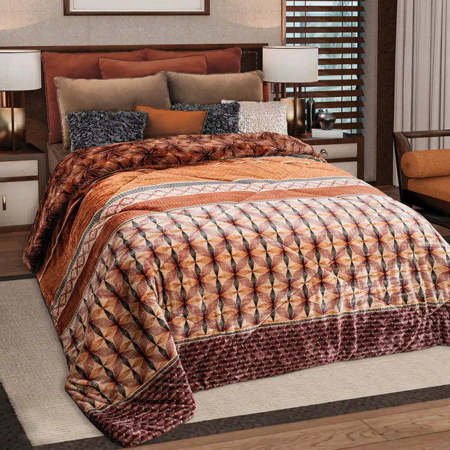 Edre-Cobertor Nuvó Render Granate