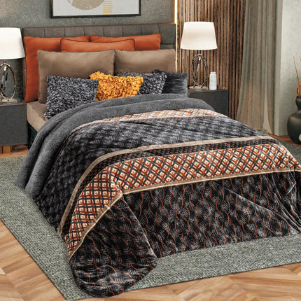 Imagen del producto Edre-Cobertor Nuvó Terraza Shadow de Regina, con diseño premium y detalles descriptivos